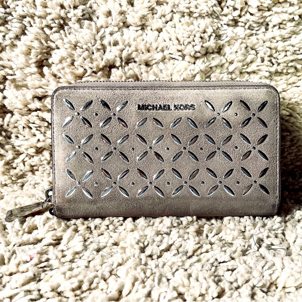 Michael Kors Suede Wallet